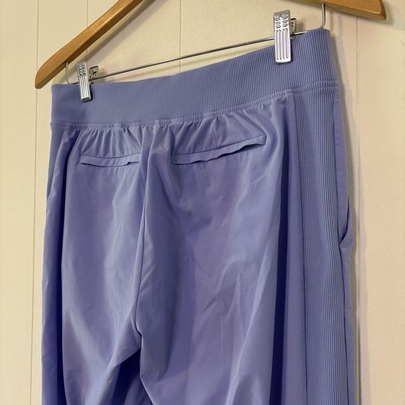Athleta Size 2 Brooklyn Ankle Pant Periwinkle Purple Athleisure Pull On Travel - Picture 6 of 12